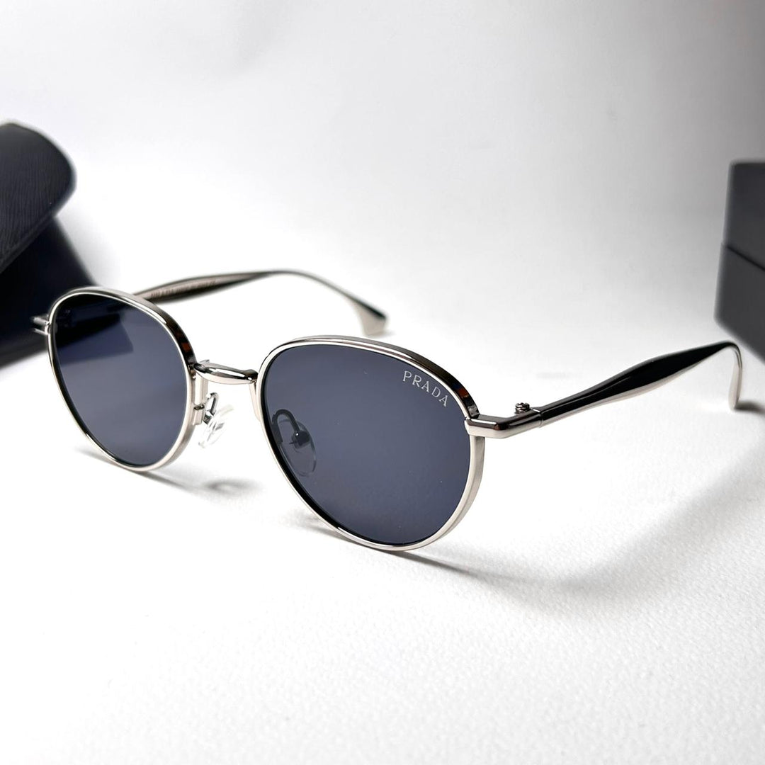 Prada Round B – Silver Black - Giiz store