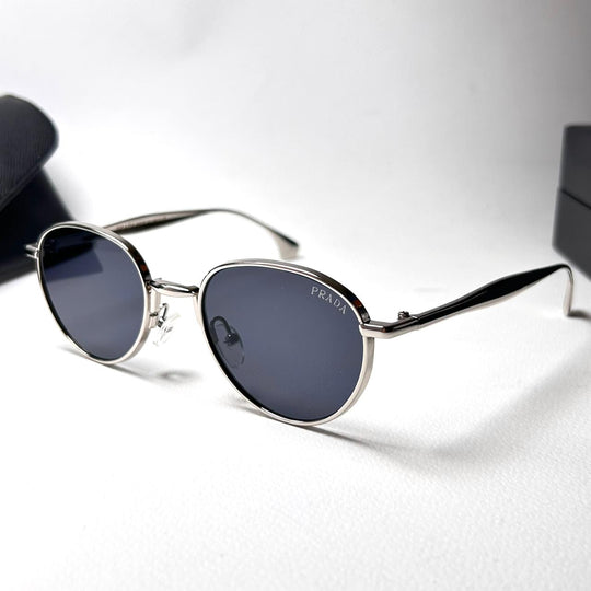Prada Round B – Silver Black - Giiz store