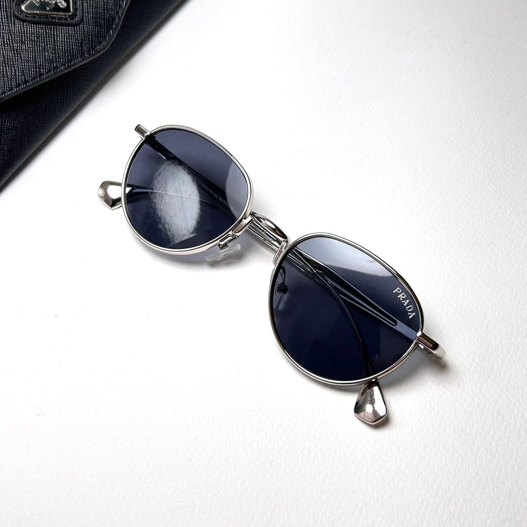 Prada Round B – Silver Black - Giiz store