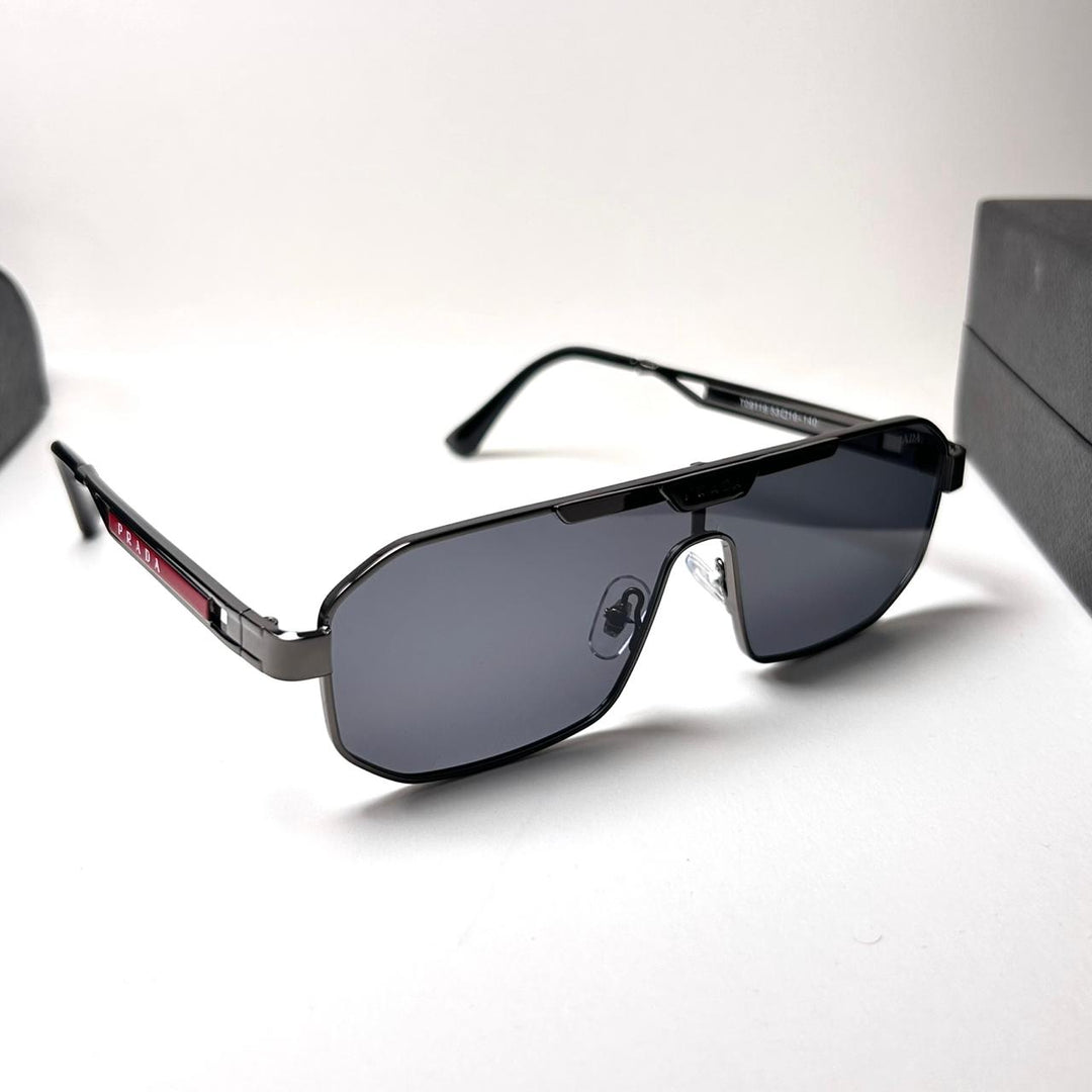 Prada Shield PR A53S 091 - Black - Giiz store