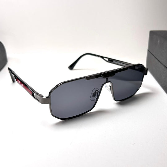 Prada Shield PR A53S 091 - Black - Giiz store