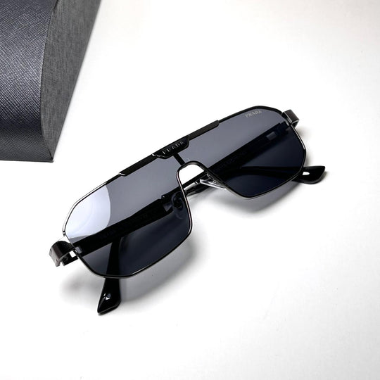 Prada Shield PR A53S 091 - Black - Giiz store