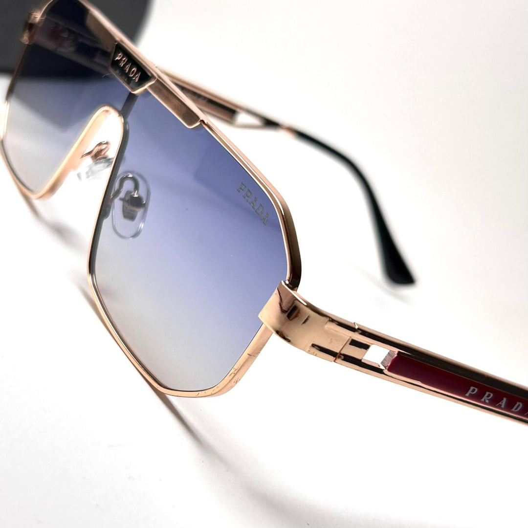 Prada Shield PR A53S 091 - Blue Smoke Gradient - Giiz store