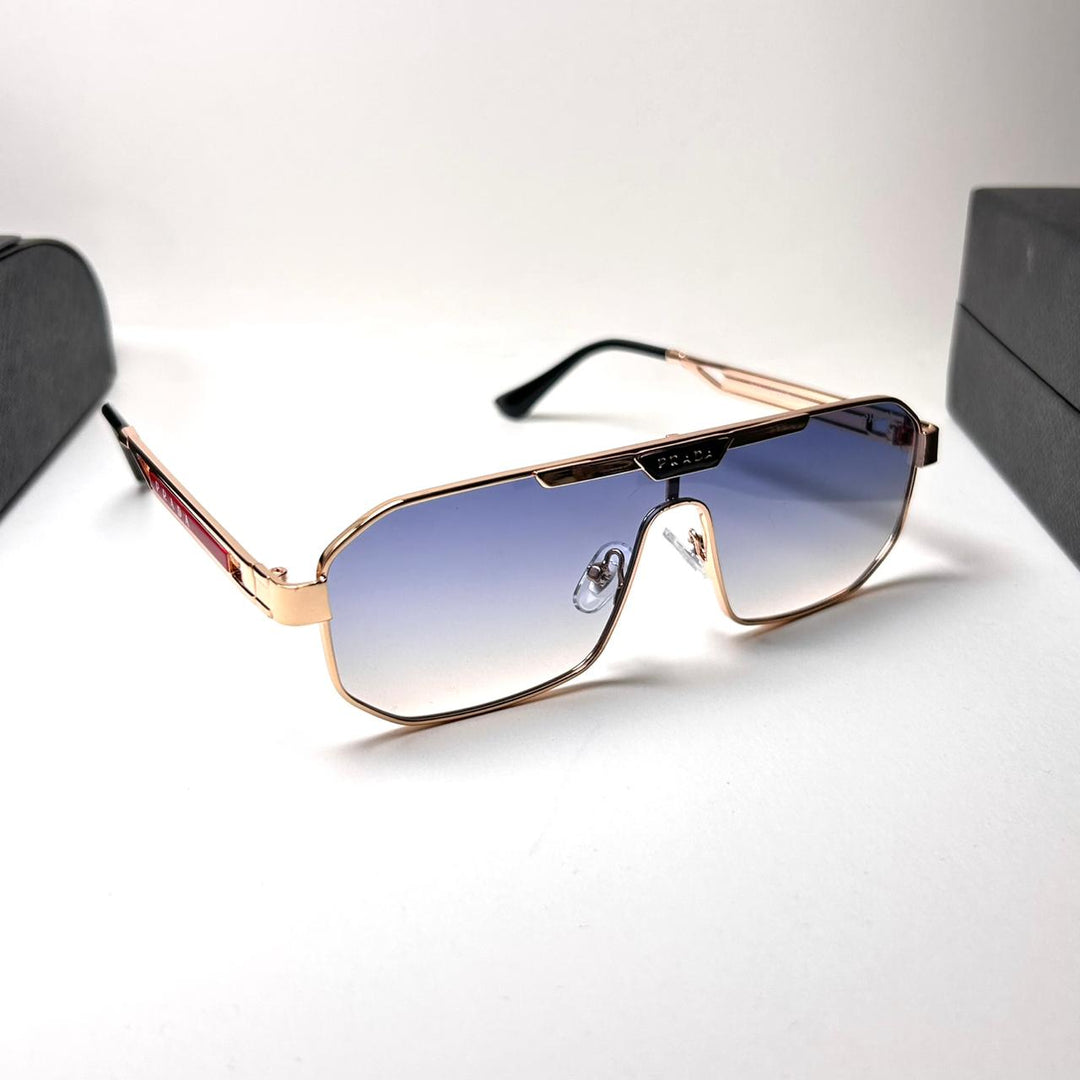 Prada Shield PR A53S 091 - Blue Smoke Gradient - Giiz store