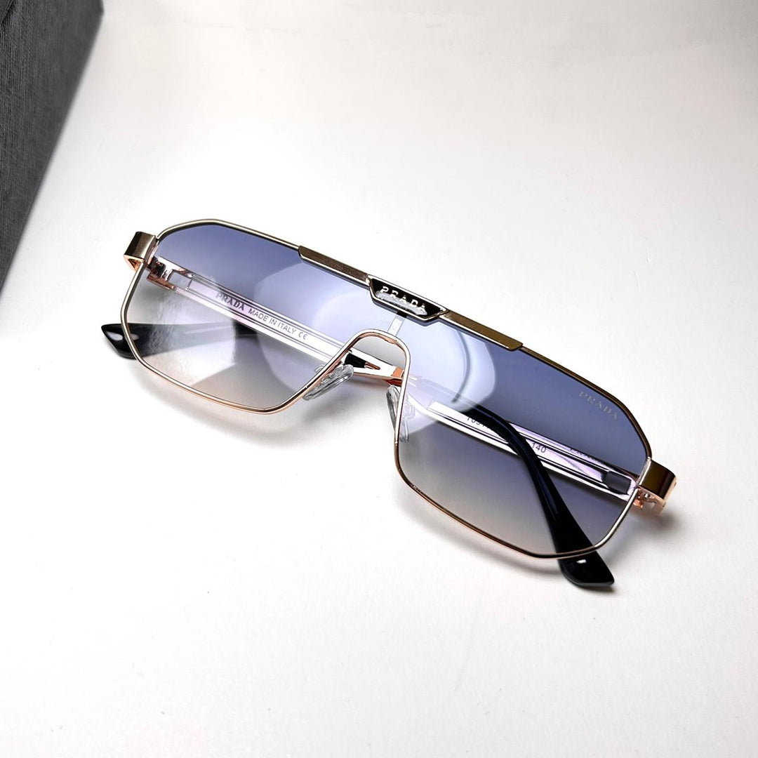 Prada Shield PR A53S 091 - Blue Smoke Gradient - Giiz store