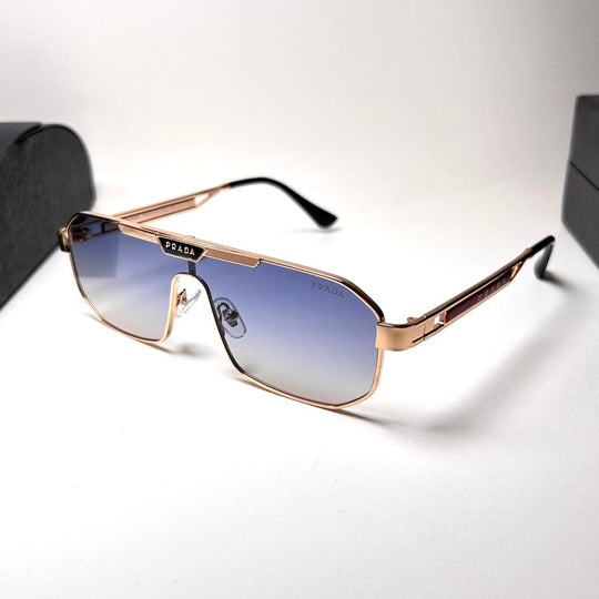 Prada Shield PR A53S 091 - Blue Smoke Gradient - Giiz store