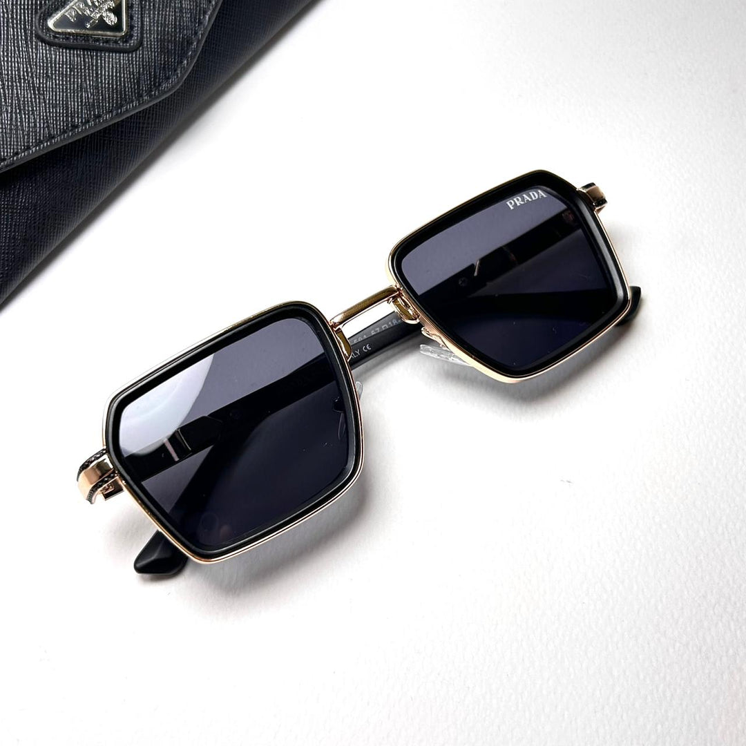 Prada Square 581 - Golden Black - Giiz store