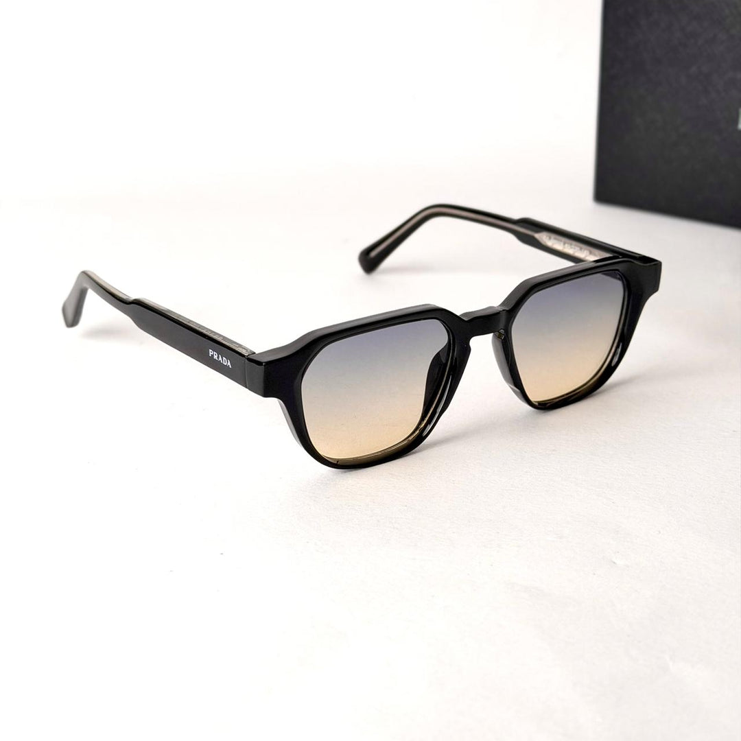 PRADA Symbole Square – Black Brown Gradient - Giiz store