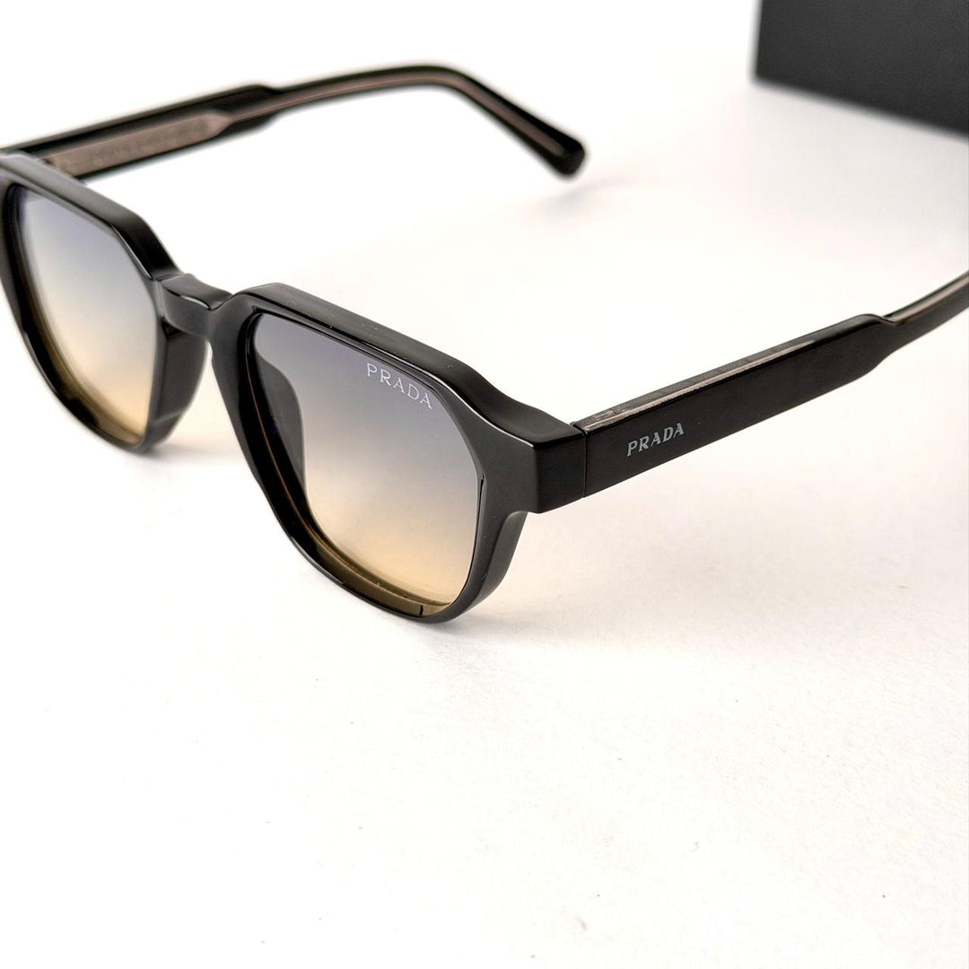 PRADA Symbole Square – Black Brown Gradient - Giiz store