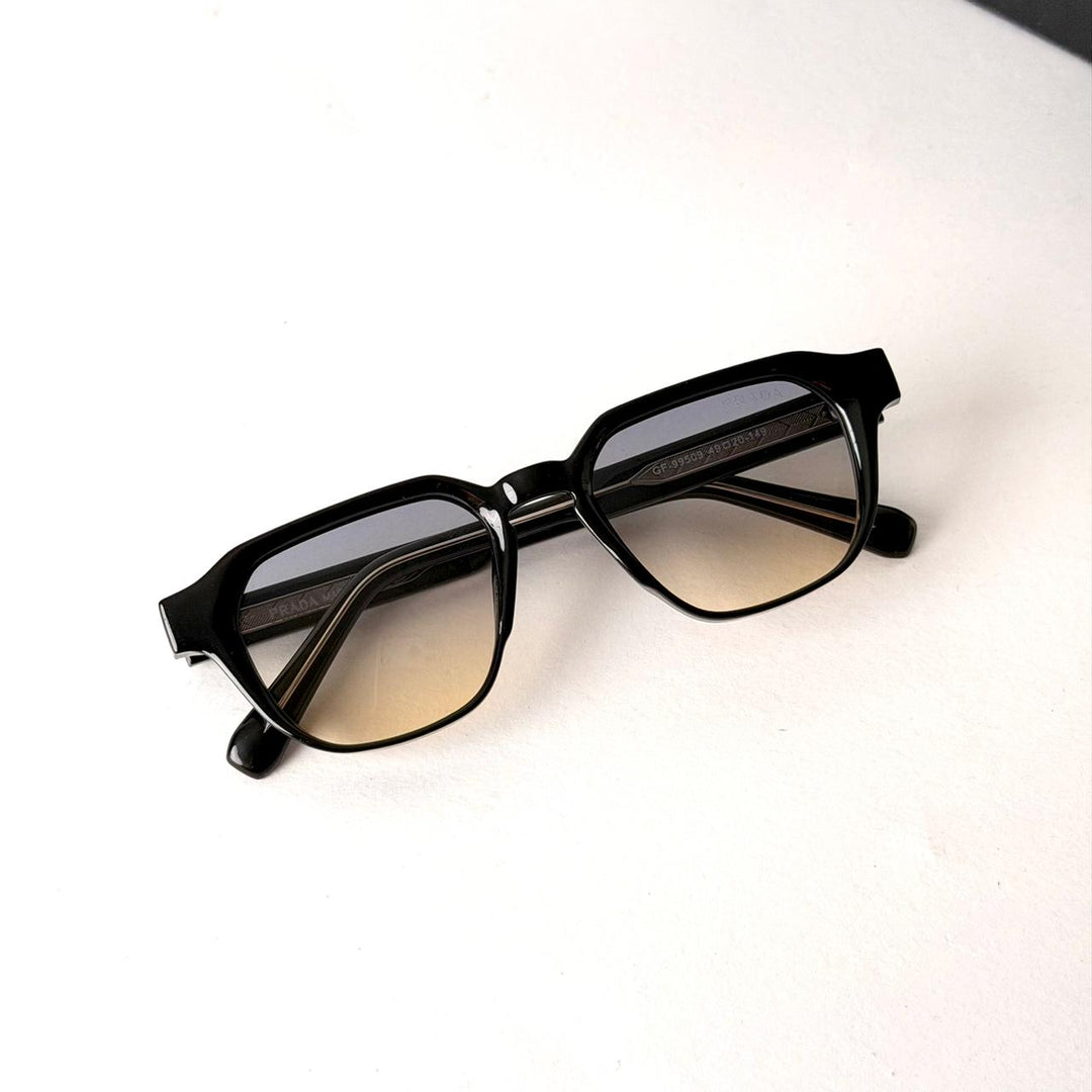 PRADA Symbole Square – Black Brown Gradient - Giiz store