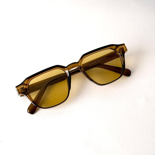 PRADA Symbole Square – Crystal Olive Amber - Giiz store