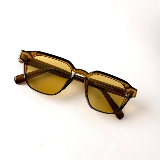 PRADA Symbole Square – Crystal Olive Amber - Giiz store