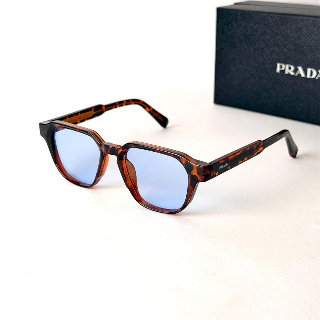 PRADA Symbole Square – Havana Blue - Giiz store