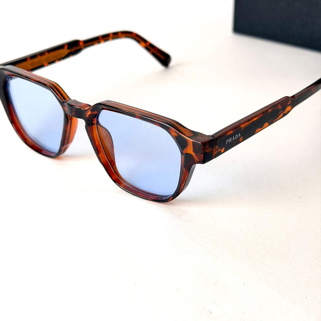 PRADA Symbole Square – Havana Blue - Giiz store