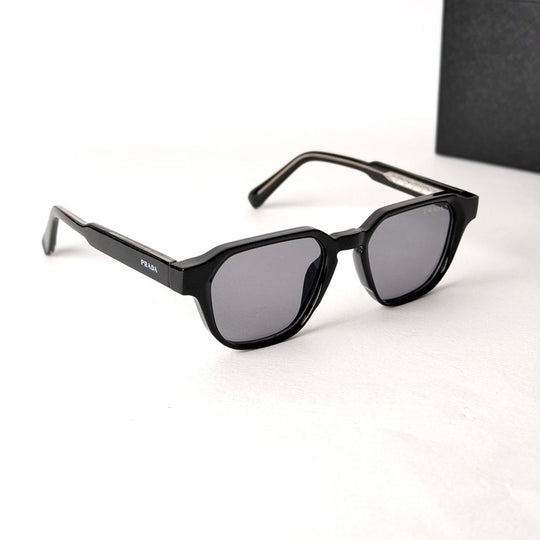 PRADA Symbole Square – Matte Black Grey - Giiz store