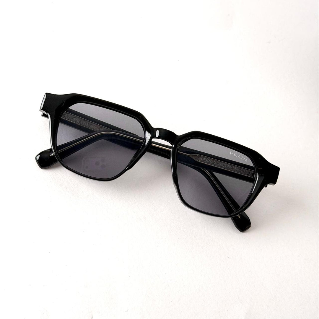 PRADA Symbole Square – Matte Black Grey - Giiz store