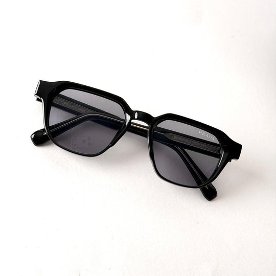PRADA Symbole Square – Matte Black Grey - Giiz store