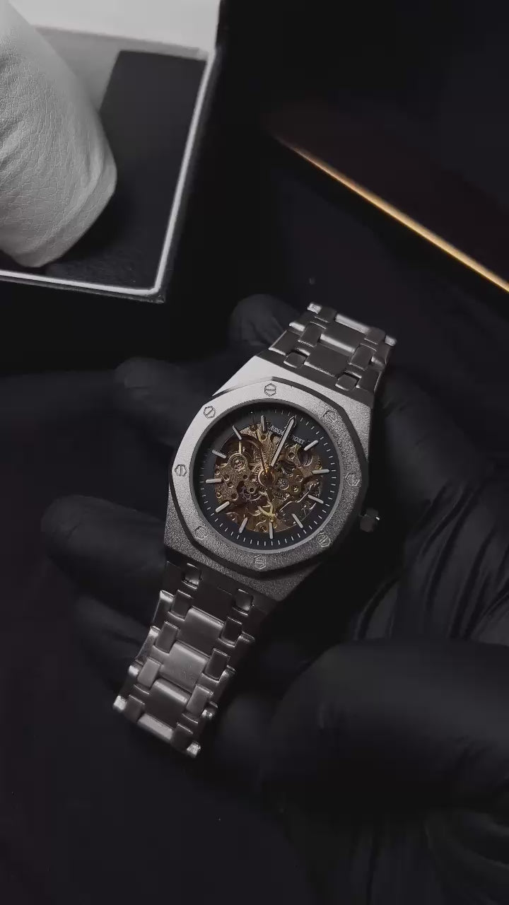 Audemars Piguet Skeleton Automatic for Him – Silver Openwork Dial