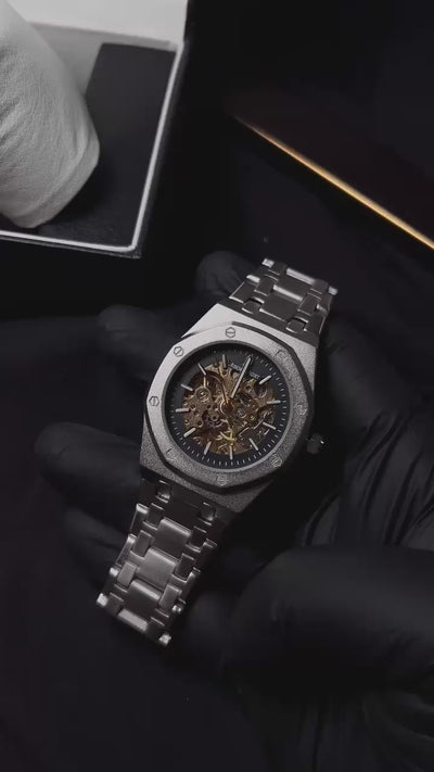 Audemars Piguet Skeleton Automatic for Him – Silver Openwork Dial