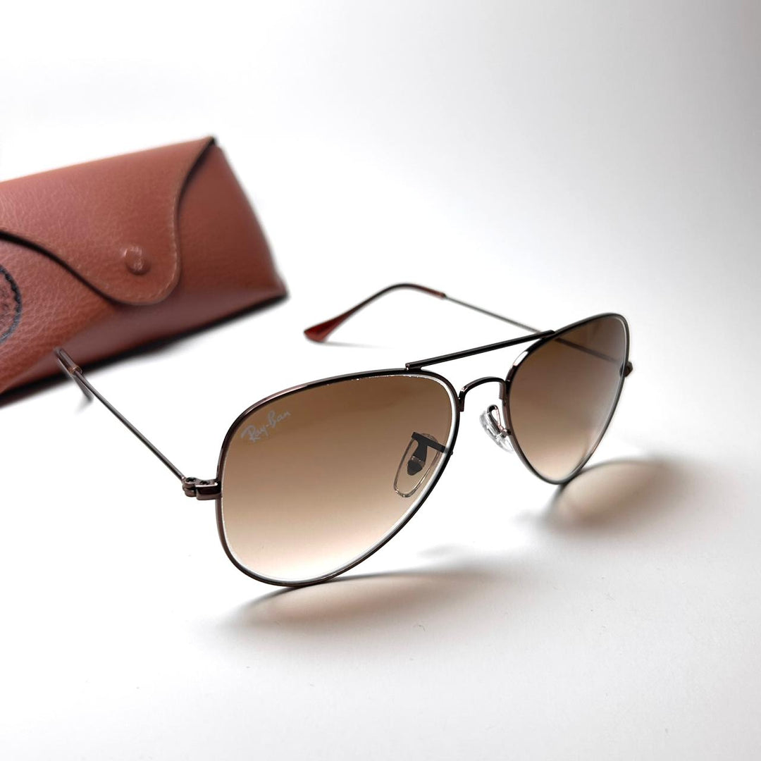 Ray Ban Aviator RB3024 - Brown - Giiz store