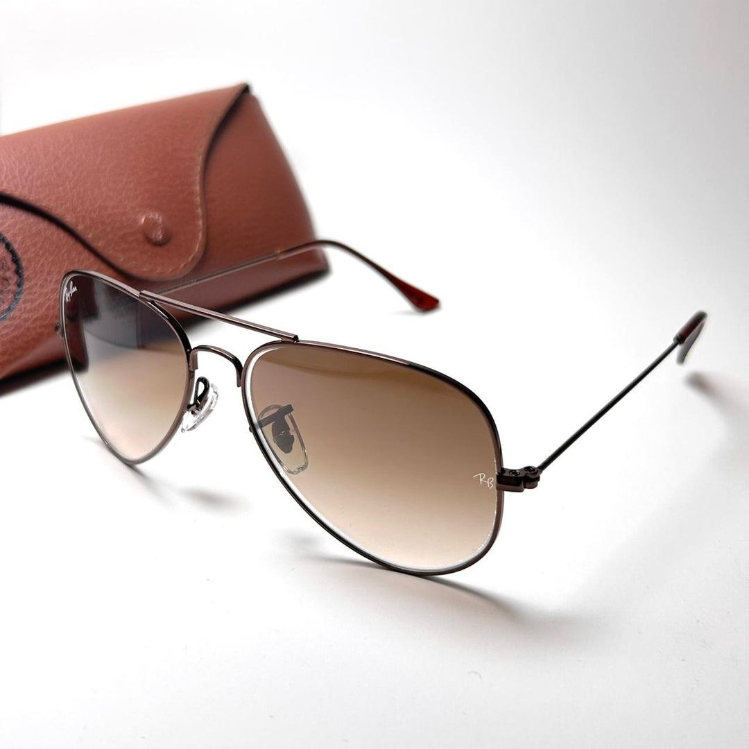 Ray Ban Aviator RB3024 - Brown - Giiz store