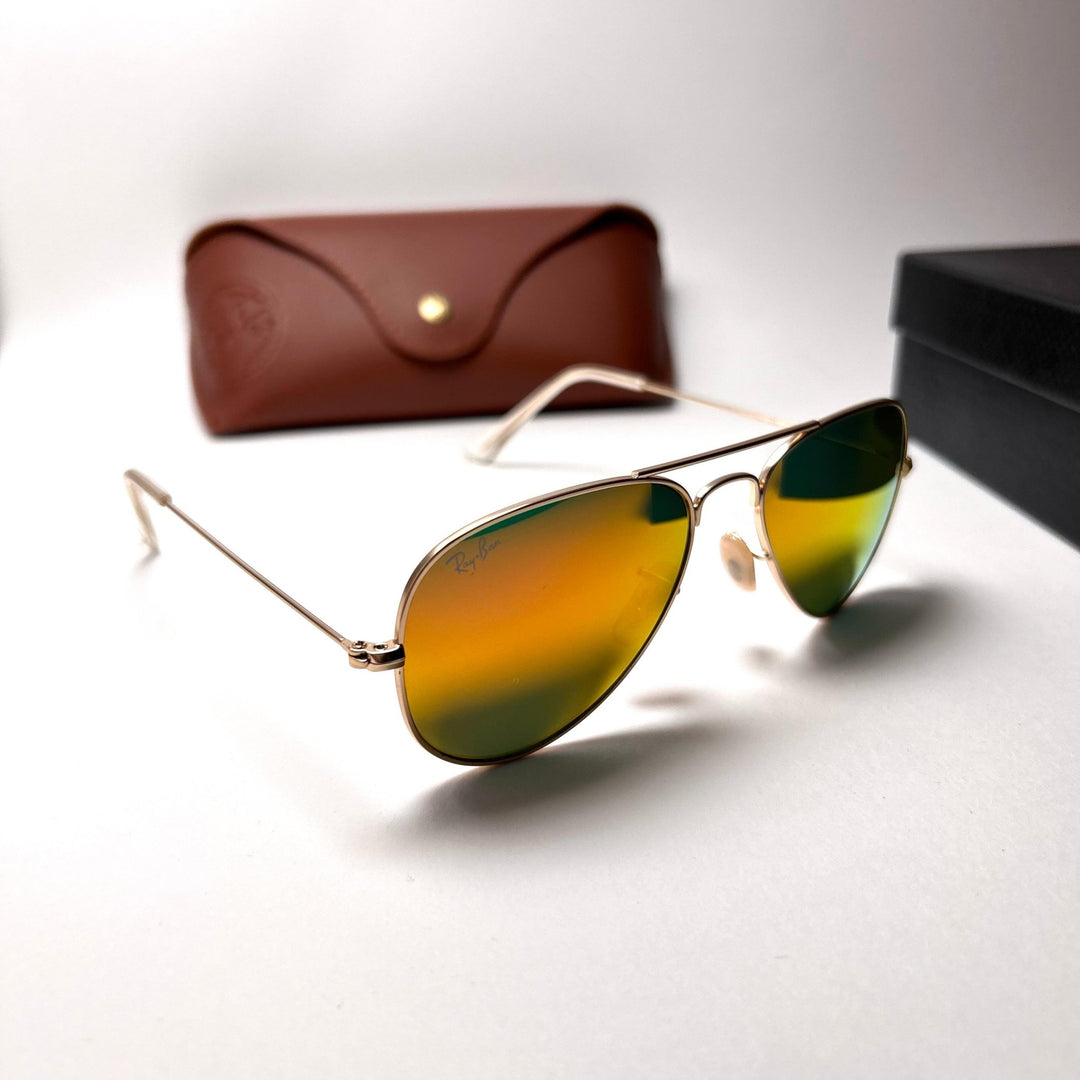 Ray Ban Aviator Small Metal RB3025 - Orange Mirror - Giiz store