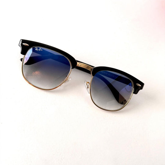 Ray Ban Clubmaster – Black / Blue Gradient Lenses - Giiz store