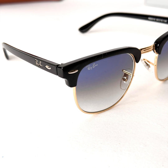 Ray Ban Clubmaster – Black / Blue Gradient Lenses - Giiz store
