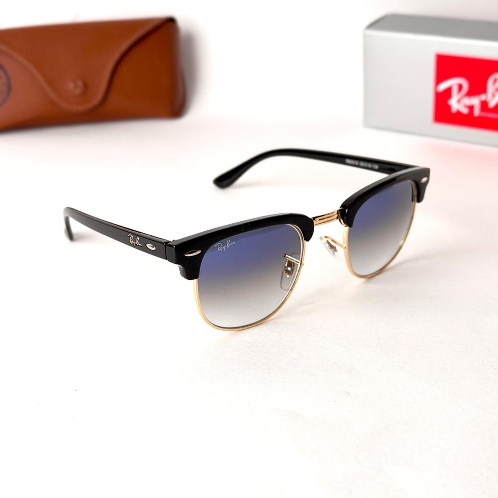 Ray Ban Clubmaster – Black / Blue Gradient Lenses - Giiz store