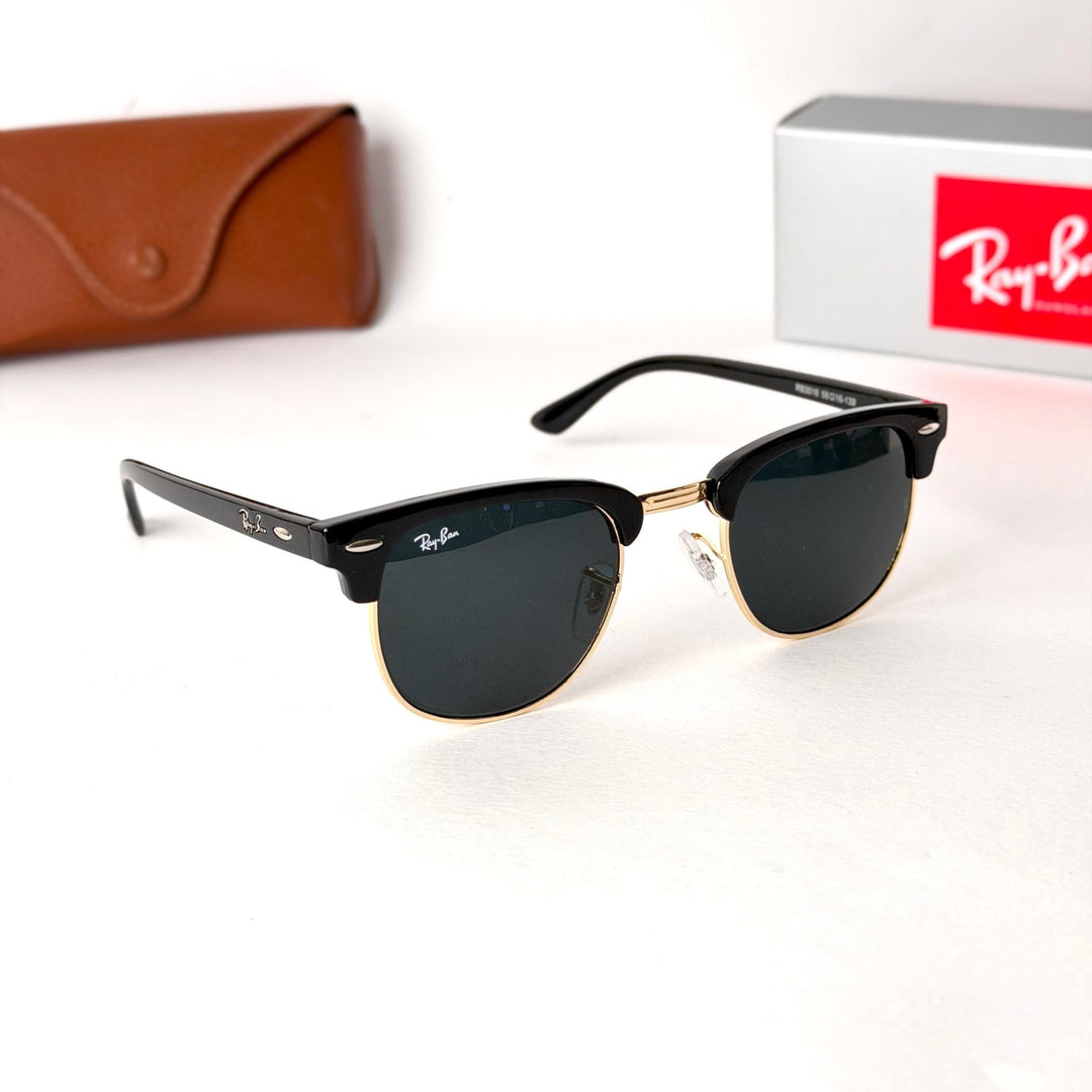 Ray Ban Clubmaster – Black / Dark Grey Lenses - Giiz store