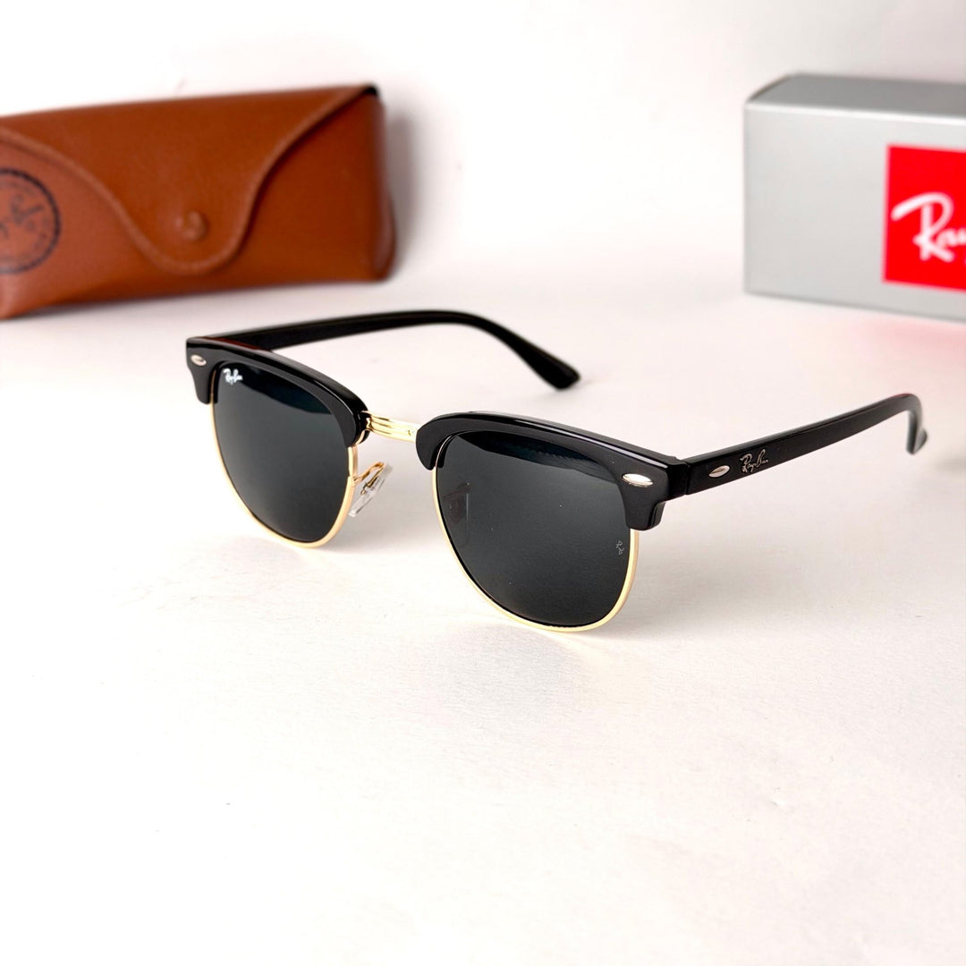 Ray Ban Clubmaster – Black / Dark Grey Lenses - Giiz store