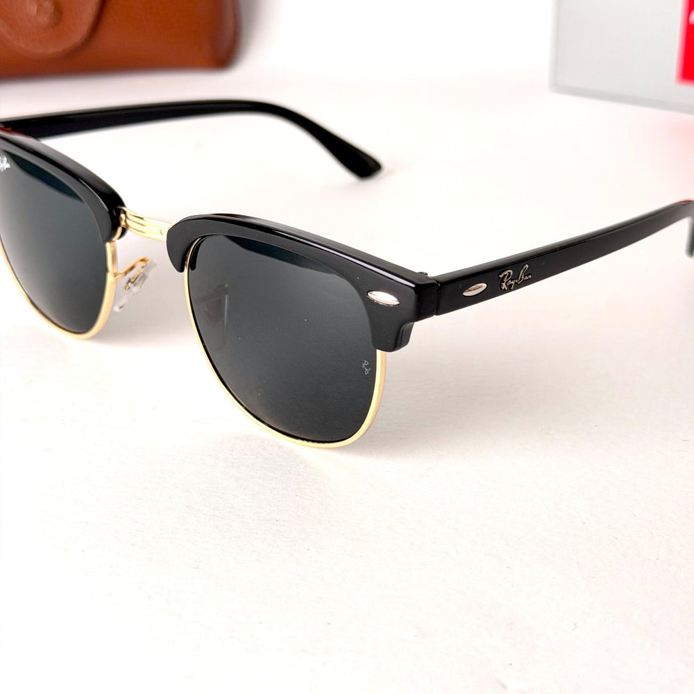 Ray Ban Clubmaster – Black / Dark Grey Lenses - Giiz store