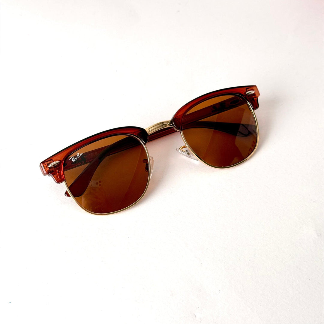 Ray Ban Clubmaster – Brown - Giiz store