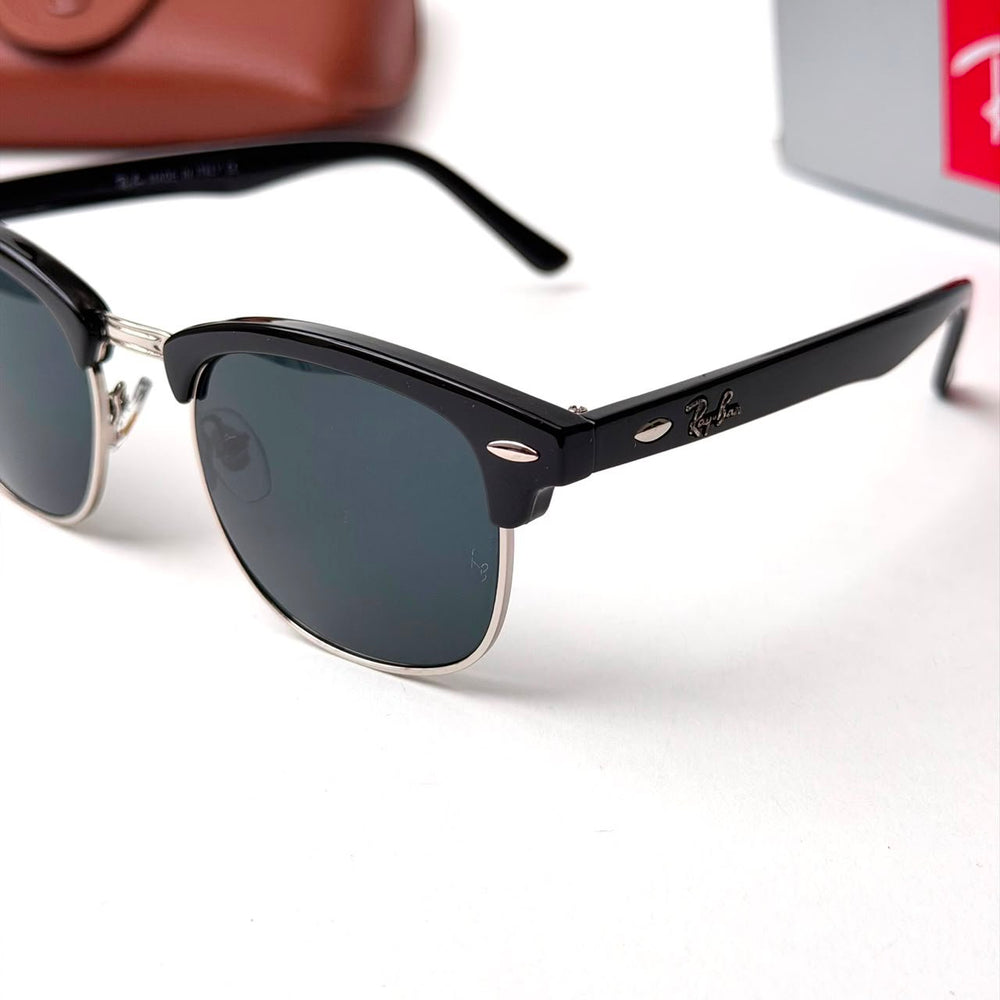 Ray Ban Clubmaster RB3016 – Black Silver - Giiz store