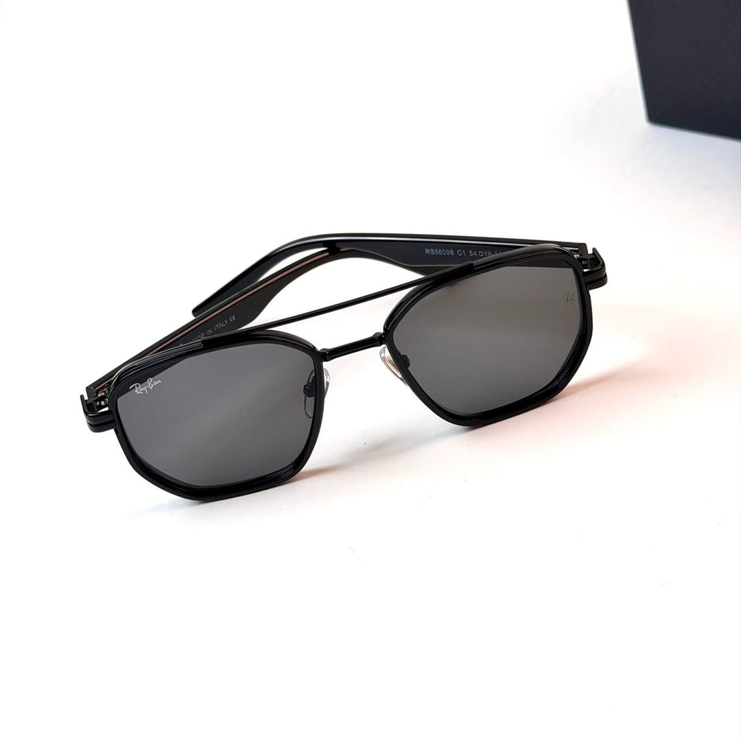 Ray Ban Double Bridge Square – Black Smoke - Giiz store