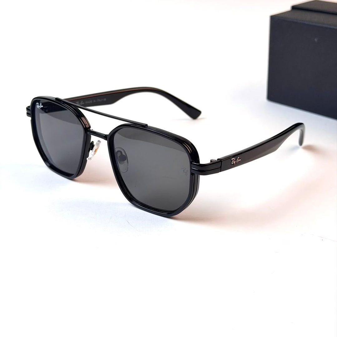 Ray Ban Double Bridge Square – Black Smoke - Giiz store