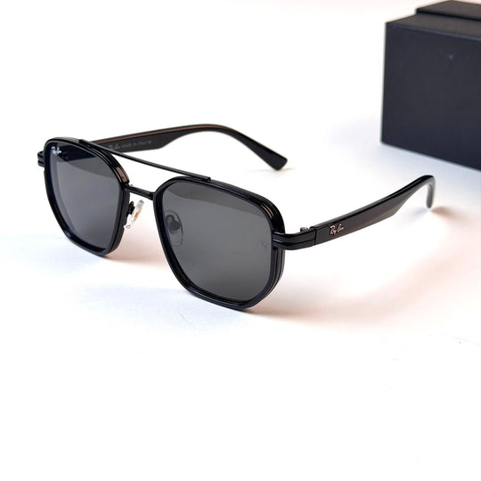 Ray Ban Double Bridge Square – Black Smoke - Giiz store