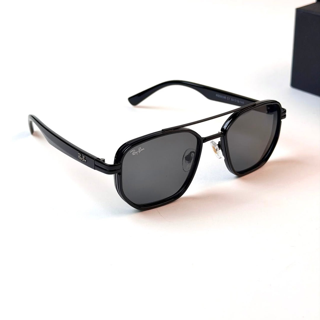 Ray Ban Double Bridge Square – Black Smoke - Giiz store