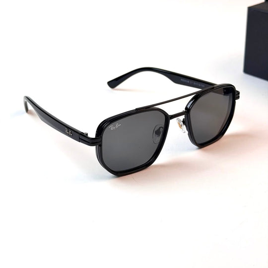 Ray Ban Double Bridge Square – Black Smoke - Giiz store