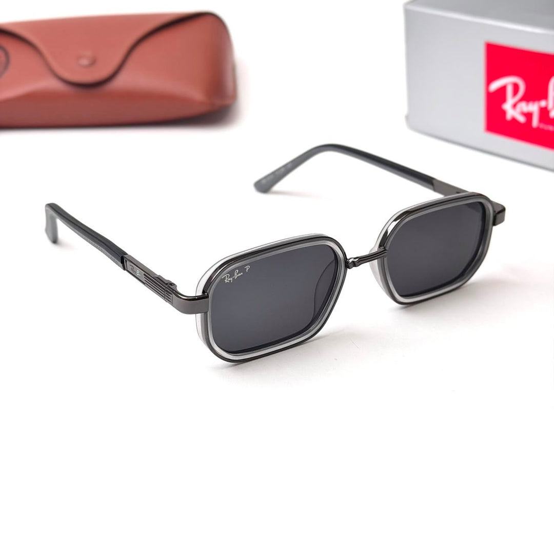 Ray Ban Double Frame Square – Gunmetal Grey - Giiz store
