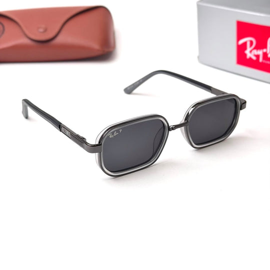 Ray Ban Double Frame Square – Gunmetal Grey - Giiz store