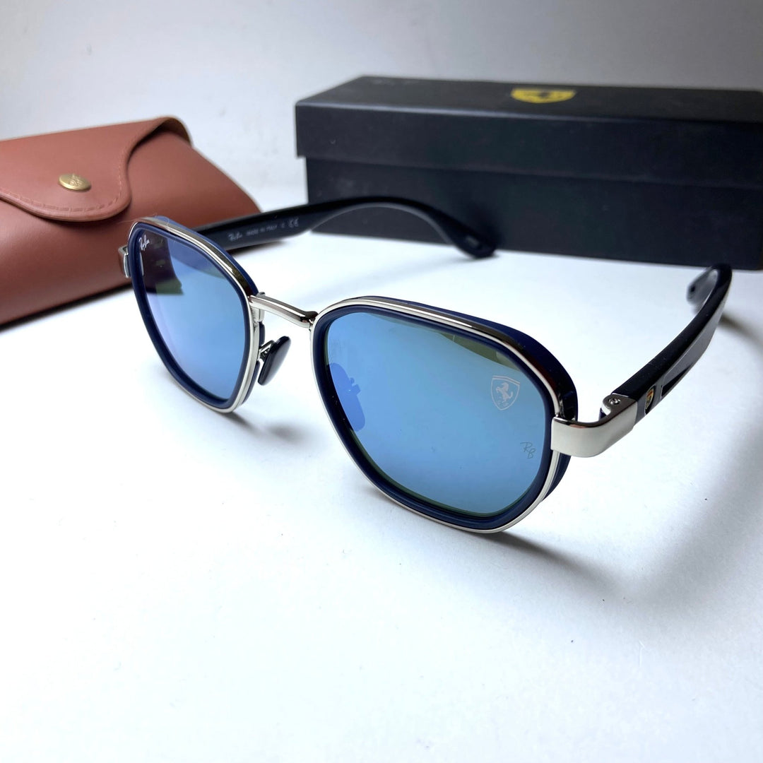 Ray Ban Ferrari RB3674M - Silver Blue - Giiz store