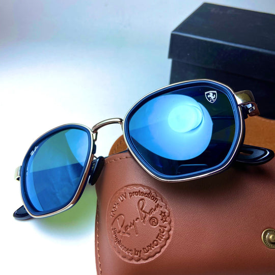 Ray Ban Ferrari RB3674M - Silver Blue - Giiz store