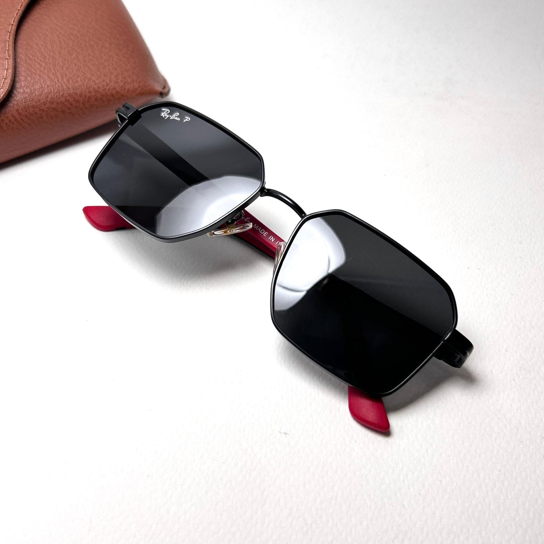 Ray Ban Ferrari RB4990 Polarized - Black Red - Giiz store