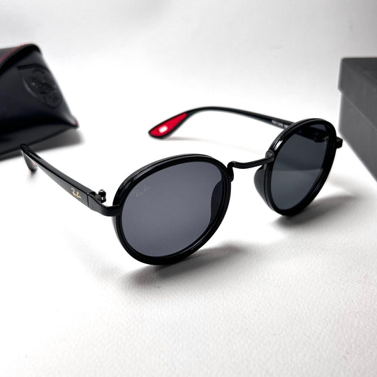 Ray Ban Ferrari Round RB7285 - Black - Giiz store