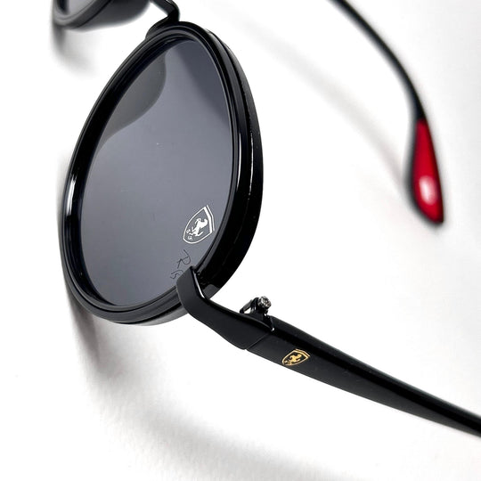 Ray Ban Ferrari Round RB7285 - Black - Giiz store