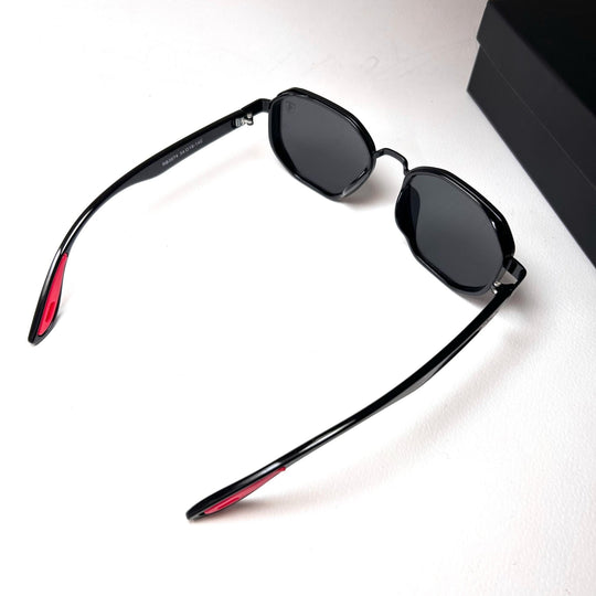 Ray Ban Geometric Polarized Scuderia Ferrari - Black Gloss - Giiz store