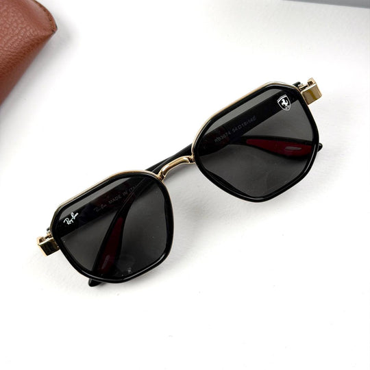 Ray Ban Geometric Scuderia Ferrari b - Golden Black - Giiz store