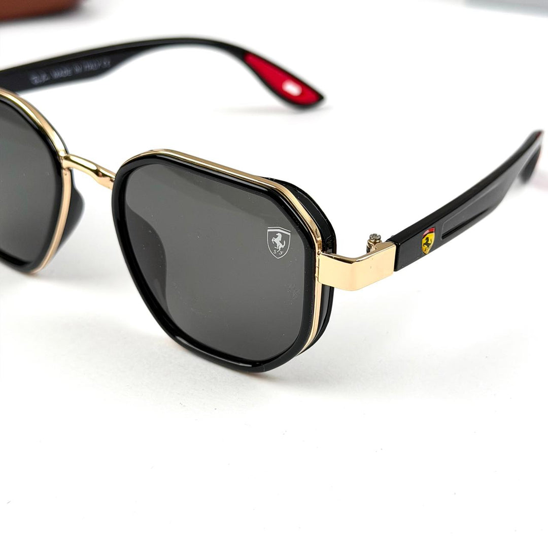 Ray Ban Geometric Scuderia Ferrari b - Golden Black - Giiz store