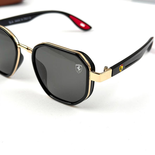 Ray Ban Geometric Scuderia Ferrari b - Golden Black - Giiz store